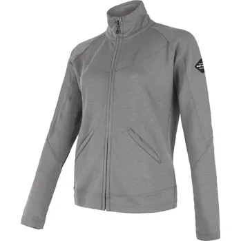 Dámská mikina SENSOR MERINO UPPER dámská mikina celozip šedá S