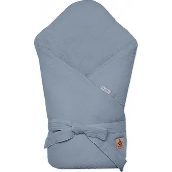 Zavinovačka Mušelínová zavinovačka na zavazování, 75x75cm, denim