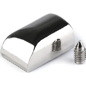 Koncovka na spirálový, kostěný a kovový zip, barva 1 nikl