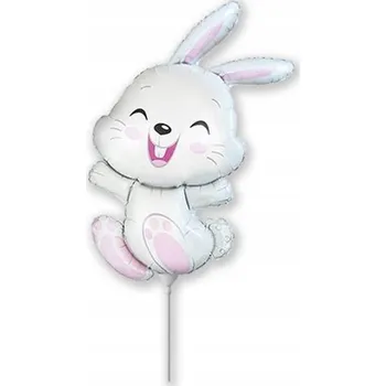 Balónek Fóliový balónek Flexmetal králík 35 cm (14")