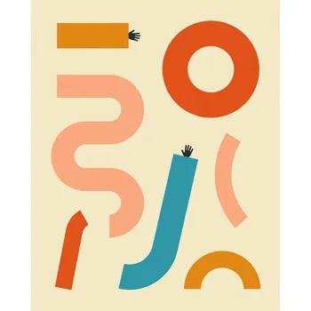 Plakát Plakát, Obraz - Reach 2, Jazzberry Blue