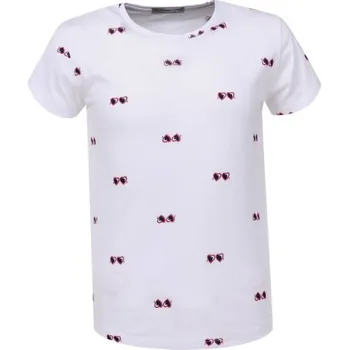 Dívčí tričko GLO-STORY brýle bílé Barva: Bílá, Velikost: 116