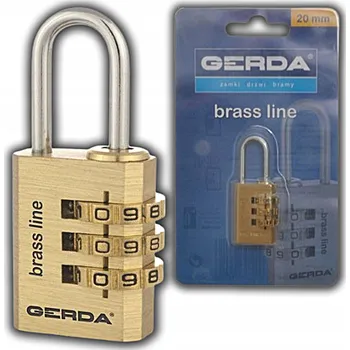 Visací zámek Visací zámek s číselným kódem Gerda