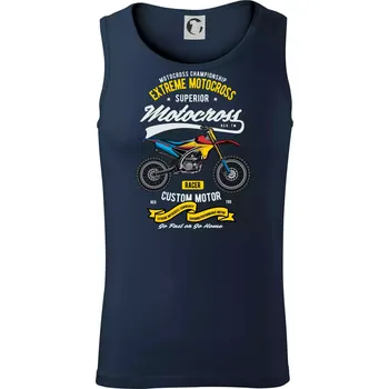 Motocross extreme custom motor - Tílko pánské Core - XL ( Námořní modrá (téměř černá) )