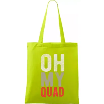 OH my Quad - Taška bavlněná - 42 x 38 cm ( Limetková )