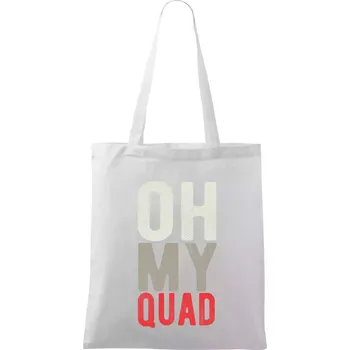 OH my Quad - Taška bavlněná - 42 x 38 cm ( Bílá )