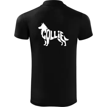 Pánská košile Colie nápis v těle - Polokošile Victory sportovní (dresovina) - L ( Černá )