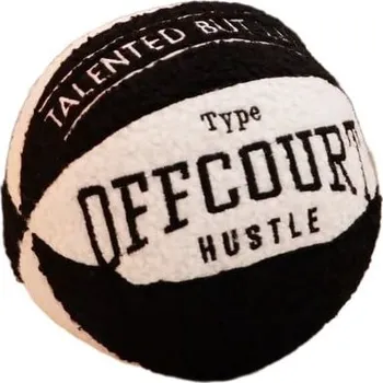 Dekorativní polštářek Dekorační polštář z materiálu bouclé ø 25 cm Basketball – Mioli Decor ID_1776268