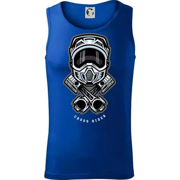 Cross rider písty helma - Tílko pánské Core - 2XL ( Královská modrá )