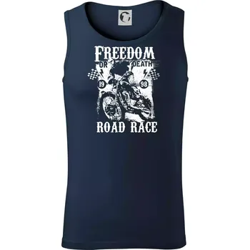 Freedom or Death - Tílko pánské Core - 2XL ( Námořní modrá (velmi tmavá - téměř černá) )