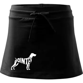 Dámská sukně Pointer nápis v těle - Sportovní sukně - two in one - XS ( Černá )