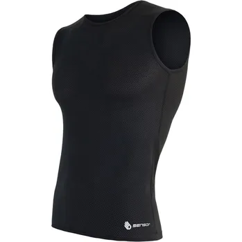 Pánské oblečení SENSOR COOLMAX AIR pánské triko bez rukávů černá M
