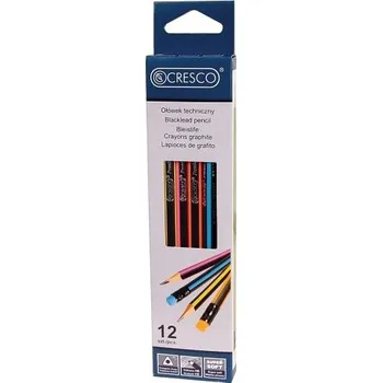 Grafitová tužka Tužka s gumou CRESCO TRIO HB