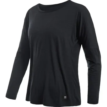 SENSOR MERINO AIR traveller dámské triko dl.rukáv černá XL