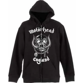 Pánská mikina Merch Motörhead: Mikina Se Zipem England XXL 2023