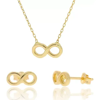 Náhrdelník Set náhrdelník s náušnicemi nekonečno