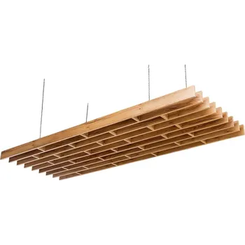 akustický panel Stropní lamelový panel 250x96x10 cm - dub Craft