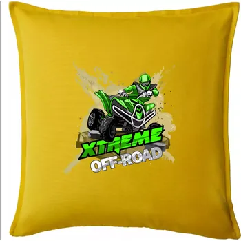 Polštář ATV čtyřkolka offroad XXX - Polštář 50x50 - 50x50 - Pouze potah ( Žlutá )