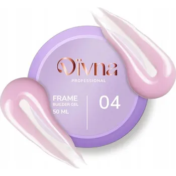 Lak na nehty DIVNA Frame Builder Gel 04 50 ml stavební gel na nehty, barevný