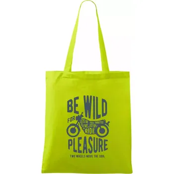 Be Wild - Taška bavlněná - 42 x 38 cm ( Limetková )