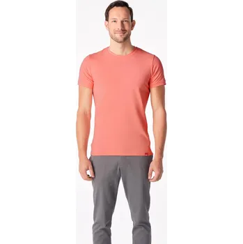 CityZen - DAVOS Pánské tričko slim lososové M