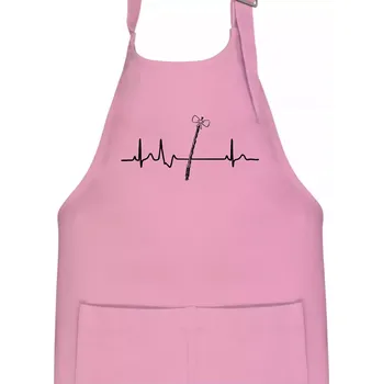 Kuchyňská zástěra EKG Pomlázka - Dětská zástěra na vaření - Univerzální velikost ( Růžová )