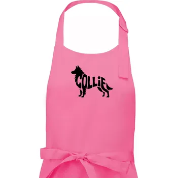 Kuchyňská zástěra Colie nápis v těle - Dámská zástěra na vaření - Univerzální velikost ( Růžová )