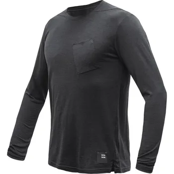 Pánské oblečení SENSOR MERINO AIR traveller pánské triko dl.rukáv černá S