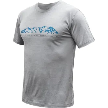 SENSOR MERINO ACTIVE MOUNTAINS pánské triko kr.rukáv šedá S