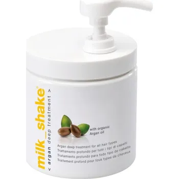 Vlasová regenerace Milk Shake Argan Deep vyživující maska s arganovým olejem 500 ml + dárek Matrix Food For Soft Hydratačný kondicionér 50ml zdarma