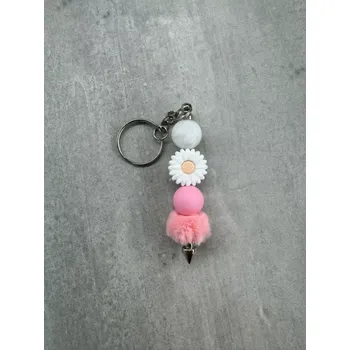 Přívěsek na klíče - bílá 1