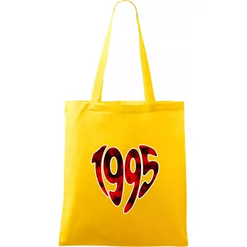 1995 v srdci - Taška bavlněná - 42 x 38 cm ( Žlutá )