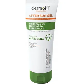 Přípravek po opalování Dermokil - Zklidňující gel po opalování se 100% aloe, 100 ml