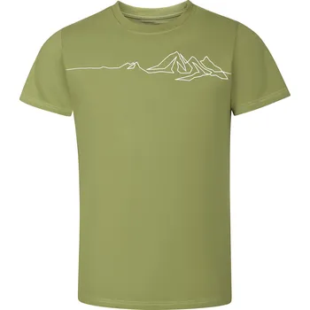 Pánské bavlněné triko ALPINE PRO Nord zelené Velikost: S