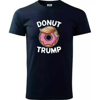 Donut Trump - Triko extra velké (5-8XL) - 7XL ( Námořní modrá (velmi tmavá - téměř černá) )