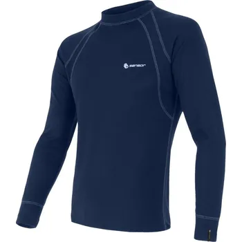 SENSOR DOUBLE FACE pánské triko dl.rukáv deep blue XL