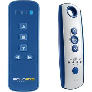 Dálkový ovladač SOMFY Telis 4 RTS blue - kompatibilní dálkové ovládání ROLO modrý