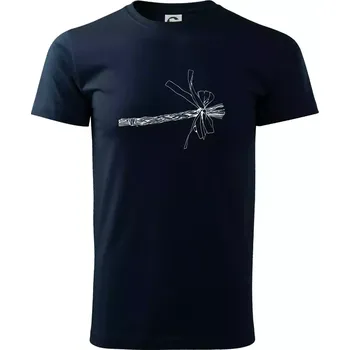 Pomlázka ležící - Triko extra velké (5-8XL) - 6XL ( Námořní modrá (velmi tmavá - téměř černá) )