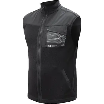 Oblečení a móda SENSOR TEDDY unisex vesta fleece celozip černá XL