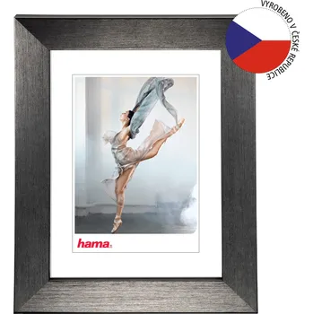 Rám na obraz Hama rámeček plastový PARIS, šedá, 40x50 cm