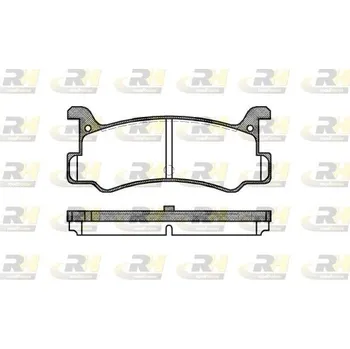 Brzdová destička Klocki hamulcowe 20008 tył, 2213.00
