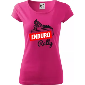 Dámské tričko Enduro rally - Dámské triko Pure - S ( Purpurová )