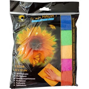 Utěrka Utěrka z mikrovlákna (mikrofáze) měkká utěrka 5ks 32x32cm