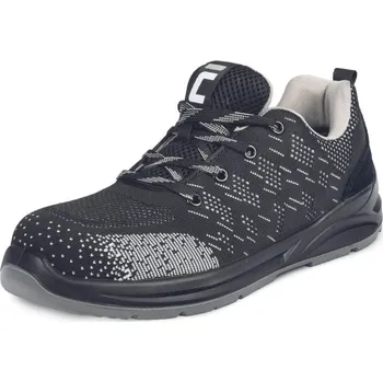 Pracovní obuv GERA O1 SR polobotka textilní pracovní - černá/šedá - 40