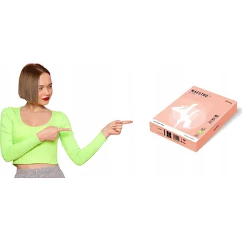 Kancelářský papír Kancelářský papír Maestro formát A4 80g 500 listů lososový