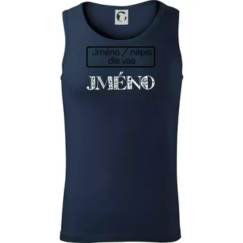 Pánské termoprádlo Folklor - jméno - nápis - Tílko pánské Core - M ( Námořní modrá (velmi tmavá - téměř černá) )