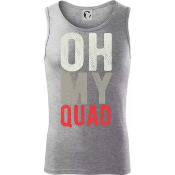 OH my Quad - Tílko pánské Core - 2XL ( Tmavě šedý melír )