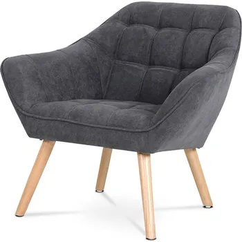 Nábytek ALBA Křeslo AK-321 tmavě šedé