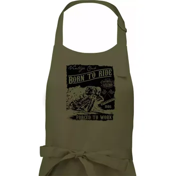 Kuchyňská zástěra Motorcycle Legend - Dámská zástěra na vaření - Univerzální velikost ( Khaki )