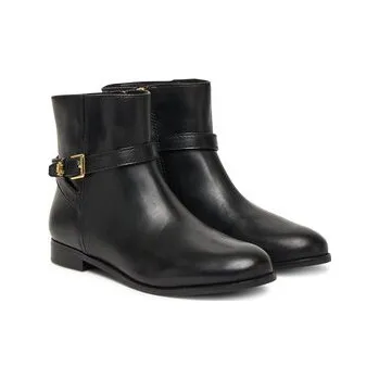 Dámské kozačky Polokozačky LAUREN RALPH LAUREN Brooke 802967768001 Černá 38